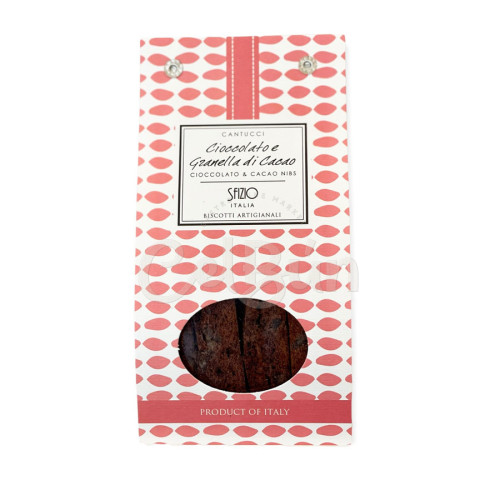 Cantucci cu ciocolată și cacao picături - 220 g